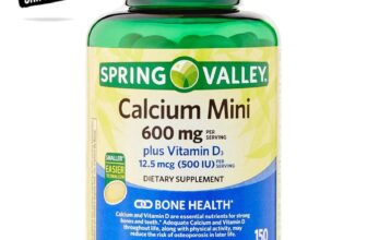 Spring Valley Calcium Plus Vitamin D3, Dietary Supplement, 150 Mini Softgels