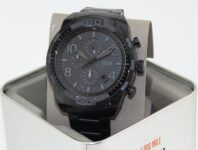 NEW AUTHENTIC FOSSIL BRONSON CHRONOGRAPH OVERSIZED BLACK FS5712 MEN’S WATCH