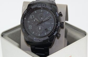 NEW AUTHENTIC FOSSIL BRONSON CHRONOGRAPH OVERSIZED BLACK FS5712 MEN’S WATCH