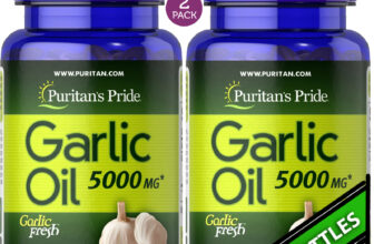 2 Pack Garlic Oil 5000mg 200 Rapid Release Softgels (2×100) Heart Cardiovascular