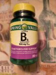 SPRING VALLEY Vitamin B6 TABLETS 100mg 250 Tablets. Expires 07/2027.