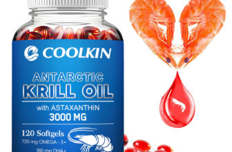 Antarctic Krill Oil 3000mg -Omega-3 EPA, DHA, Astaxanthin & Phospholipids 120pcs