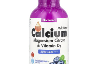 Liquid Calcium Magnesium Citrate & Vitamin D3, Blueberry, 16 fl oz (473 ml)