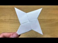 How To Make a Paper Ninja Star (Shuriken) – Origami