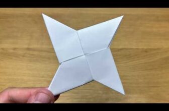 How To Make a Paper Ninja Star (Shuriken) – Origami