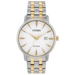 Citizen Eco-Drive Men’s Two-Tone Date Indicator Watch 39mm BM7464-52H