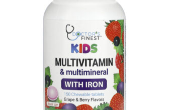 Kids Multivitamin & Multimineral with Iron, Grape & Berry, 150 Chewable Tablets