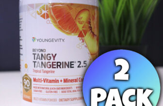 Youngevity Dr. Wallach Beyond Tangy Tangerine BTT 2.5 Canister 2pk