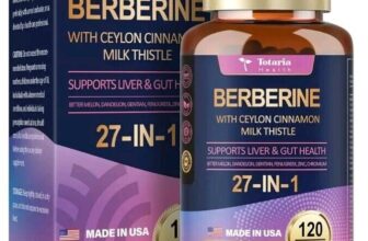 4 Bottles Of Ceylon Cinnamon, Milk Thistle – Pure Berberine 6000mg – Berberine