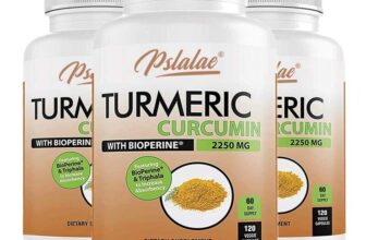 Turmeric Curcumin 2250mg -with 95% Curcuminoids, BioPerine, Joint Health Support