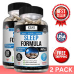 (2 Pack) Melatonin Plus Sleep Aid,  Fall Asleep & Stay Asleep, Sleep Supplement