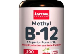 Jarrow Formulas, Inc. Vegan Methyl B-12 Regular Strength – Cherry