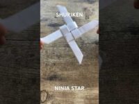 NINJA STAR SHURIKEN ORIGAMI TUTORIAL | PAPER WEAPON FOLDING PAPER CRAFT | EASY ORIGAMI TUTORIAL