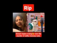 Sonam bajwa crying 😢 to remember the memorable moments with sidhu moosay wala#RIP #sidhumoosewala