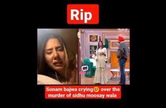 Sonam bajwa crying 😢 to remember the memorable moments with sidhu moosay wala#RIP #sidhumoosewala