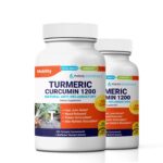 Turmeric Curcumin 1200: Antioxidant and for Fast Joint Relief – 2 Bottles