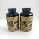 2 Wholesome Wellness Grass – Fed Beef Liver 4500mg Max Potency 180 Caps Exp 27