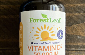 Forest Leaf Vitamin D3 50,000 IU 1250mcg 120 Capsules Exp 6/2025 – New & Sealed