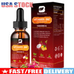 Vitamin B12 Liquid Drops 60ml ,Sublingual Extra Strength Energy&Immune Support