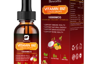 Vitamin B12 Liquid Drops 60ml ,Sublingual Extra Strength Energy&Immune Support