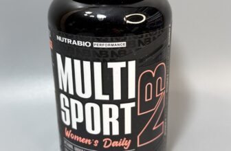 NutraBio Multisport Women Vitamin and Mineral Supplement – 120 V-Caps 07/25