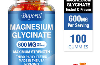 Magnesium Glycinate 600mg – Improved Sleep, Calm,  Leg Cramp, Relief Stress