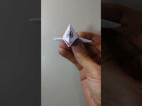 Como Fazer Passarinho Super Fácil de Origami [How to Make a Very Easy Origami BIRD]