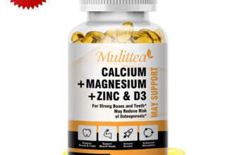 Zinc Calcium Magnesium & Vitamin D Complex Supplement Bone Muscle Immune Support