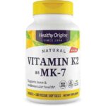 Healthy Origins Natural Vitamin K2 as Mk-7 100 mcg 180 Veg Sgels