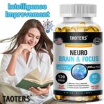 Neuro Brain & Focus 120 Capsules, Healthy Memory, Clarity, Fatigue and Mood