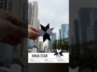 How to make paper shuriken ninja star origami easy👍 #origami #vvvreview #diy