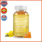 Mullein Gummies Extra Strength Mullein Leaf Extract for Lung Cleanse Respiratory