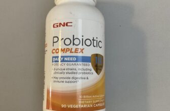 GNC Probiotic Complex Daily Need with 10 Billion CFUs 90 vegetarian Capsules