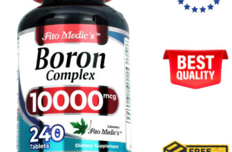 Triple Boron Complex 10000 Mg Citrate Glycinate Asparate Immune Support, 240 Tab