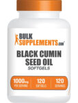 BulkSupplements Black Cumin Seed Oil Softgels – 120ct – 1000mg Per Serving