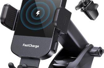 NEW Wireless Car Charger 15W Fast Charging Auto Clamp Car Charger Phone mount