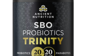 Ancient Nutrition SBO Probiotics Trinity 20 Billion CFU 60 Caps Best 05/04/2025