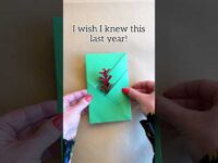 Easy DIY envelope, perfect for gifting cash this #holiday season. #giftideas #origami #christmas