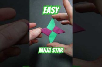 Ninja Star Easy Origami Shuriken Tutorial