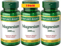 3 Pack High-potency Magnesium 500 mg 300 Tablets (3×100) For Bone, Muscle Health