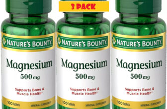 3 Pack High-potency Magnesium 500 mg 300 Tablets (3×100) For Bone, Muscle Health