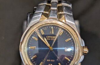 Citizen Mens Ecodrive Two Tone Blue Face