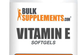 BulkSupplements Vitamin E (400 IU) Softgels – Supports The Immune System