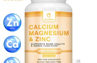 Calcium Magnesium & Zinc Capsules 1425mg – Bone Health Muscle Improvement Immune