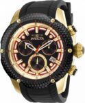 Invicta Venom 25962 Silicone 52mm Red Black Gold Swiss Maxe