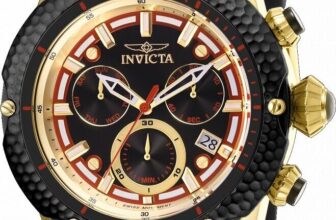 Invicta Venom 25962 Silicone 52mm Red Black Gold Swiss Maxe