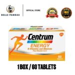 1 BOX 60s New Centrum Energy B-Vitamins and Minerals+Vitamin C & E FREE SHIPPING