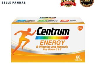 1 BOX 60s New Centrum Energy B-Vitamins and Minerals+Vitamin C & E FREE SHIPPING