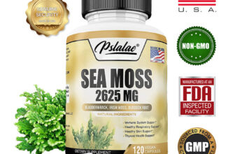 Sea Moss Capsules-Irish Moss,Bladderwrack,Burdock Root,Thyroid & Immune Support