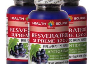 Resveratrol Powder – Resveratrol Supreme 1200mg Anti-Aging (3 Bottles)